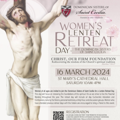 Women’s Lenten Retreat Day: Christ our Firm Foundation