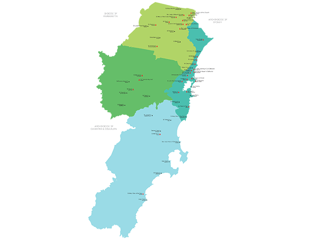 diocesan map