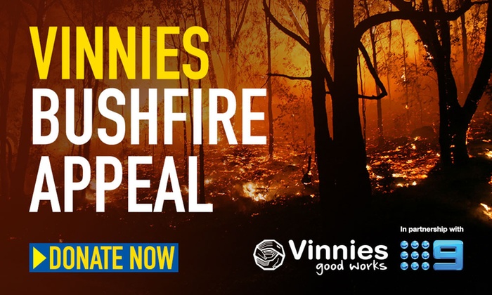 Vinnies Bushfire Appeal