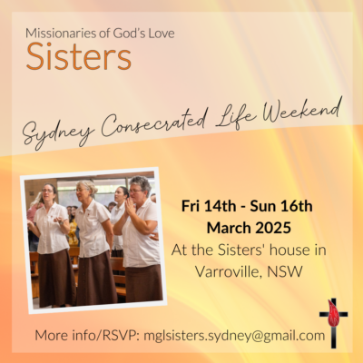 MGL Sisters Consecrated Life Weekend: Discernment Retreat