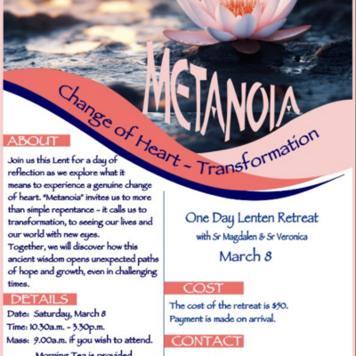 Metanoia: a change of heart