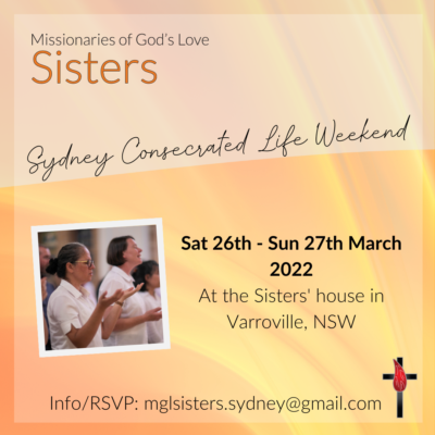 MGL’s Sydney Consecrated Life Weekend