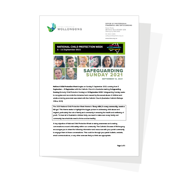 Child Protection Sunday Resource pack